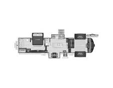 2022 Keystone Alpine 3700FL Fifth Wheel at Specialty RVs of Arizona STOCK# 780884 Floor plan Image