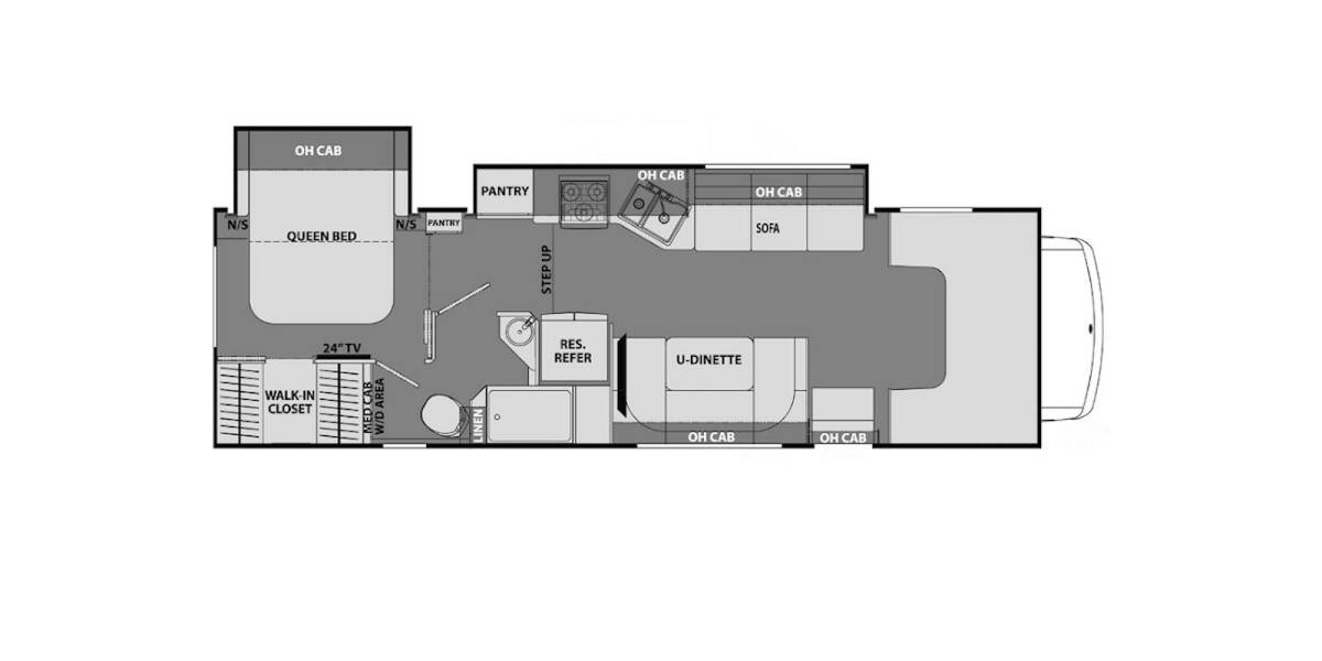 2018 Coachmen Leprechaun Ford E-450 311FS Class C at Specialty RVs of Arizona STOCK# C56604 Floor plan Layout Photo