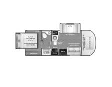 2023 Thor Tiburon Mercedes-Benz Sprinter 24RW Class B Plus at Specialty RVs of Arizona STOCK# 201085 Floor plan Image