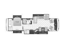 2017 Newmar Ventana Freightliner 3412 Class A at Specialty RVs of Arizona STOCK# JF8302 Floor plan Image