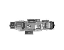 2023 Jayco Seismic Luxury Series 4113 Fifth Wheel at Specialty RVs of Arizona STOCK# 9N0087 Floor plan Image