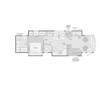 2014 Itasca Ellipse Freightliner 42QD Class A at Specialty RVs of Arizona STOCK# FP8161 Floor plan Image